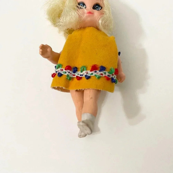 Vintage Liddle Kiddle Shirley Skediddler 4 Inch  DOLL ONLY - Picture 3 of 16